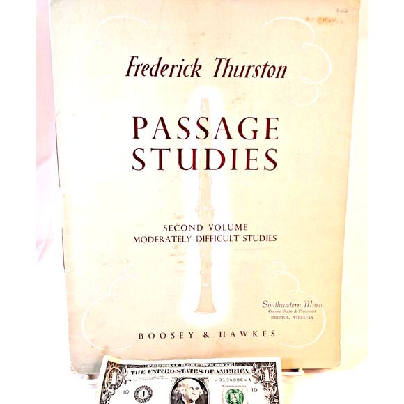 Passage Studies for the Bb Clarinet: 2nd Volume by Frederick Thurston (1947 SC) - Picture 1 of 7